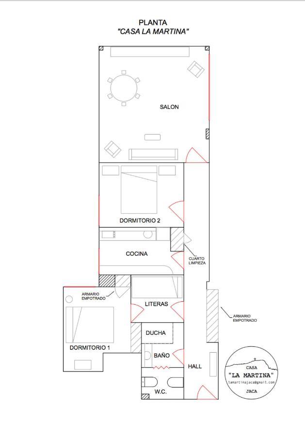 La Martina, Parking Incluido Apartamento Jaca Exterior foto
